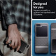 Pilkas dėklas Samsung Galaxy Z Flip 5 telefonui "Caseology Parallax"