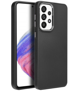 Matinis juodas dėklas Samsung Galaxy A33 5G telefonui "Frame Case"