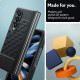 Matinis juodas dėklas Samsung Galaxy Z Fold 5 telefonui "Caseology Parallax"