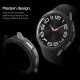 Matinis juodas dėklas Samsung Galaxy Watch 6 Classic (47mm) laikrodžiui "Spigen Liquid Air"
