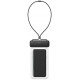 Juodas atsparus vandeniui IPX8 dėklas iki 7.2" telefonams "Baseus Lets Go Slip Cover Waterproof Bag"