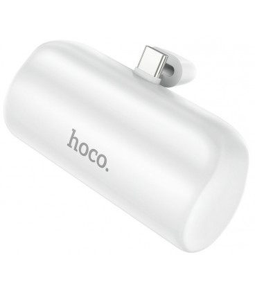 Balta Išorinė baterija Power Bank 5000mAh "Hoco J106 Type-C"