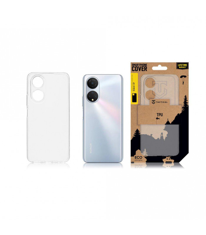 Cover Colorata Per Honor X7, Custodia In Silicone TPU Traslucido Con Angoli Rinforzati E Supporto Ricarica Wireless (Blu Porpora)
