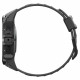 Matinis juodas dėklas - apyrankė Samsung Galaxy Watch 6 (44mm) laikrodžiui "Spigen Rugged Armor PRO"