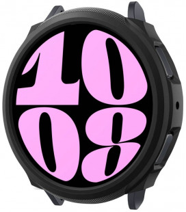 Matinis juodas dėklas Samsung Galaxy Watch 6 (40mm) laikrodžiui "Spigen Liquid Air"