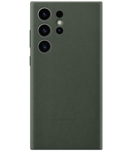 Originalus žalias dėklas "Leather Cover" Samsung Galaxy S23 Ultra telefonui "EF-VS918LGE"