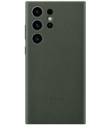 Originalus žalias dėklas "Leather Cover" Samsung Galaxy S23 Ultra telefonui "EF-VS918LGE"