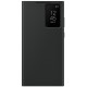 Originalus juodas atverčiamas dėklas "Clear View Case" Samsung Galaxy S23 Ultra telefonui "EF-ZS918CBE"