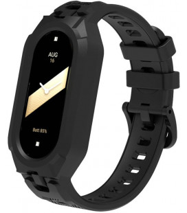Juoda apyrankė Xiaomi Smart Band 8 / 9 / 10 / 11 / NFC laikrodžiui "Tech-Protect Armour"