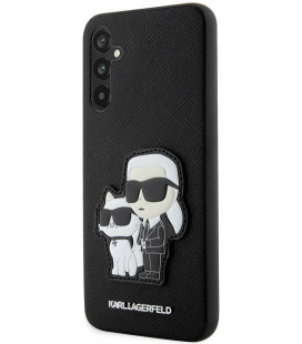Juodas dėklas Samsung Galaxy A54 5G telefonui "Karl Lagerfeld PU Saffiano Karl and Choupette NFT Case"