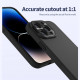 Juodas dėklas Apple iPhone 14 Pro Max telefonui "Nillkin LensWing Magnetic Hard Case"
