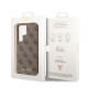 Rudas dėklas Samsung Galaxy S23 Ultra telefonui "Guess 4G Charms Case"