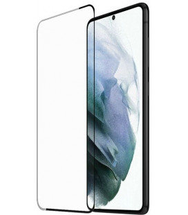 Juodas apsauginis grūdintas stiklas Samsung Galaxy S21 FE telefonui "Dux Ducis TG"