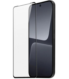 Juodas apsauginis grūdintas stiklas Xiaomi 13 telefonui "Dux Ducis TG"