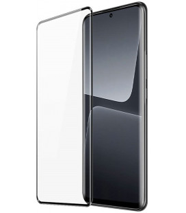 Juodas apsauginis grūdintas stiklas Xiaomi 13 Pro telefonui "Dux Ducis TG"
