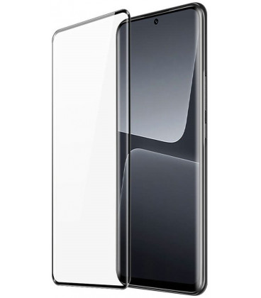 Juodas apsauginis grūdintas stiklas Xiaomi 13 Pro telefonui "Dux Ducis TG"