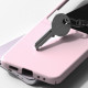 Rožinis dėklas Samsung Galaxy Z Flip 5 telefonui "Ringke Slim"