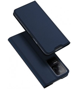 Mėlynas atverčiamas dėklas Xiaomi Poco F4 5G telefonui "Dux Ducis Skin Pro"