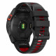 Juoda / raudona apyrankė Garmin Fenix 5X / 5X Plus / 6X / 6X Pro / 7X / 8 / 8 Pro / 9 / 9 Pro (51 mm) "Tech-Protect Iconband Pro