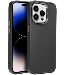 Matinis juodas dėklas Apple iPhone 14 Pro telefonui "Frame Case"
