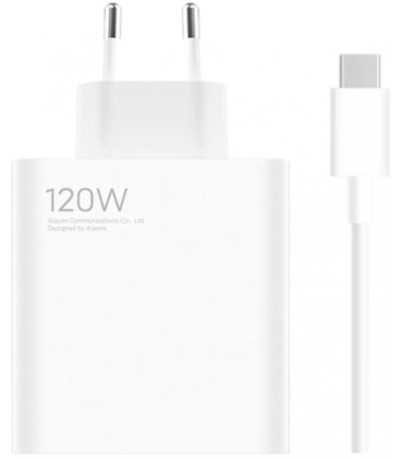 Originalus baltas Xiaomi 120W 1xUSB pakrovėjas + USB - Type-C laidas "Xiaomi MDY-13-EE"