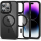 Juodas / skaidrus dėklas Apple iPhone 15 Pro Max telefonui "Tech-Protect Magmat Magsafe"