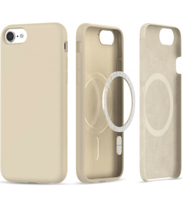 Smėlio spalvos dėklas Apple iPhone 7 / 8 / SE 2020 / SE 2022 telefonui "Tech-Protect Silicone Magsafe"
