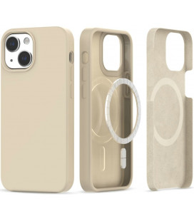 Smėlio spalvos dėklas Apple iPhone 13 Mini telefonui "Tech-Protect Silicone Magsafe"