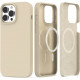 Smėlio spalvos dėklas Apple iPhone 13 Pro telefonui "Tech-Protect Silicone Magsafe"
