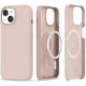 Rožinis dėklas Apple iPhone 15 telefonui "Tech-Protect Silicone Magsafe"