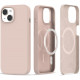 Rožinis dėklas Apple iPhone 15 Plus telefonui "Tech-Protect Silicone Magsafe"