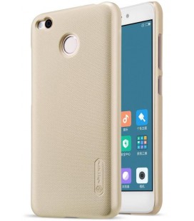 Auksinės spalvos plastikinis dėklas Xiaomi Redmi 4X telefonui "Nillkin Frosted Shield"