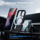 Skaidrus / juodas dėklas Apple iPhone 15 Pro Max telefonui "ESR Classic Kickstand Halolock Magsafe"