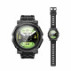 Juoda apyrankė su ekrano apsauga Samsaung Galaxy Watch 5 Pro (45mm) laikrodžiui "Supcase IBLSN Armorbox 2-Set"