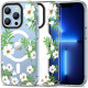 Dėklas su gėlėmis Apple iPhone 13 Pro telefonui "Tech-Protect MAGMood Magsafe Spring Daisy"