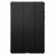 Juodas atverčiamas dėklas Samsung Galaxy Tab S9 11.0 X710 / X716B planšetei "Spigen Rugged Armor PRO"