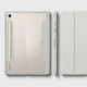Pilkas atverčiamas dėklas Samsung Galaxy Tab S9 11.0 X710 / X716B planšetei "Spigen Ultra Hybrid PRO"