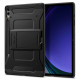 Juodas dėklas Samsung Galaxy Tab S9 Plus 12.4 X810 / X816B planšetei "Spigen Tough Armor Pro"