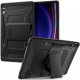 Juodas dėklas Samsung Galaxy Tab S9 Plus 12.4 X810 / X816B planšetei "Spigen Tough Armor Pro"