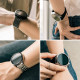Skaidrus ir juodas dėklai Samsung Galaxy Watch 6 (44mm) laikrodžiui "Ringke Slim 2-Pack"