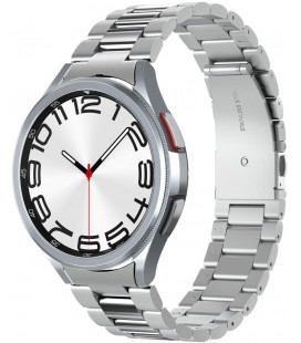 Sidabrinės spalvos apyrankė Samsung Galaxy Watch 6 Classic (47mm) laikrodžiui "Spigen Modern Fit Band"