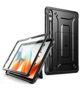 Juodas dėklas Samsung Galaxy Tab S9 Plus 12.4 X810 / X816B planšetei "Supcase Unicorn Beetle Pro"