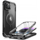 Juodas dėklas Apple iPhone 15 Plus telefonui "Supcase IBLSN Ares MAG Magsafe"