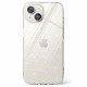 Skaidrus dėklas su blizgučiais Apple iPhone 15 telefonui "Ringke Air"