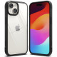 Juodas / skaidrus dėklas Apple iPhone 15 telefonui "Ringke Fusion Bold"