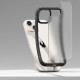 Juodas / matinis skaidrus dėklas Apple iPhone 15 telefonui "Ringke Fusion Bold"