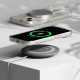 Matinis skaidrus dėklas Apple iPhone 15 telefonui "Ringke Fusion Magnetic Magsafe"
