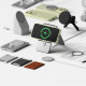 Žalias (Sunny Lime) dėklas Apple iPhone 15 Pro telefonui "Ringke Silicone Magnetic Magsafe"