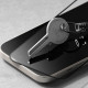 Juodas apsauginis grūdintas stiklas Apple iPhone 15 telefonui "Ringke TG"