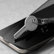 Juodas apsauginis grūdintas stiklas Apple iPhone 15 telefonui "Ringke TG Privacy"